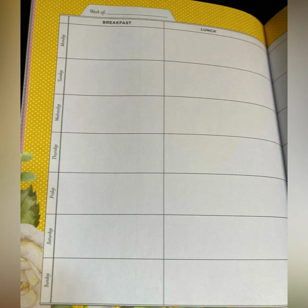Pioneer Women Meal Planner 52 Week Make Your Meals Easy to Plan and Prepare Yum